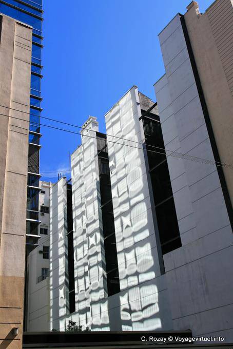 Avenida Juan Domingo Peron, lumières, Buenos Aires - Argentine