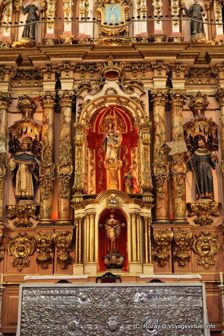 El Retablo Mayor (autel principal), Basilica del Pilar Autel, Buenos Aires - Argentine