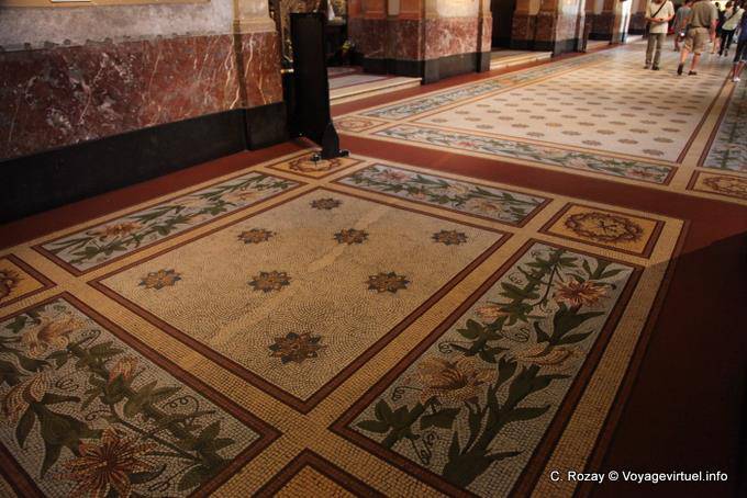 Catedral Metropolitana, détail d'une mosaique du sol, Buenos Aires - Argentine