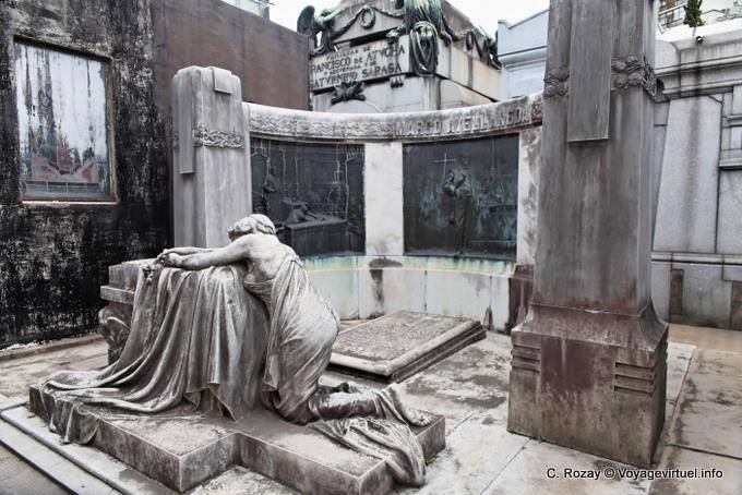 Tombe de Marco Avellaneda (1839-1903), Cementerio de la Recoleta, Buenos Aires - Argentine