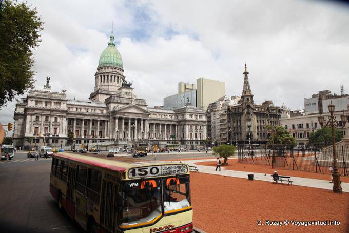 Place du Congrès, Plaza del Congreso, Buenos Aires - Argentine