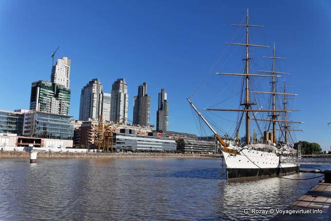 Navire école Fragata Sarmiento, Puerto Madero, Buenos Aires - Argentine