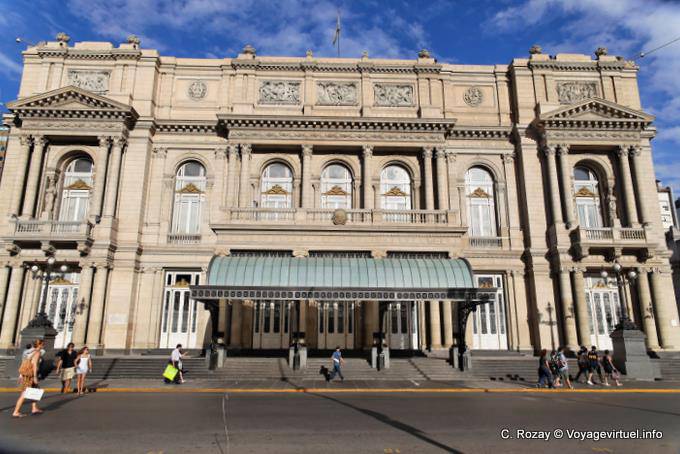 Teatro Colon, Avenida Libertad, Buenos Aires - Argentine