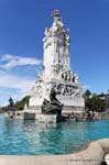 El Monumento a la Carta Magna y las Cuatro Regiones Argentinas, Avenida Sarmiento, Monumento a los Espanoles, Buenos Aires, Argentine.