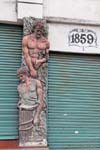 Sculpture Av. Don Pedro de Mendoza, La Boca, Buenos Aires, Argentine.