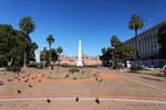 Panoramique de la Place de Mai, Plaza de Mayo Casa Rosada, Buenos Aires, Argentine.