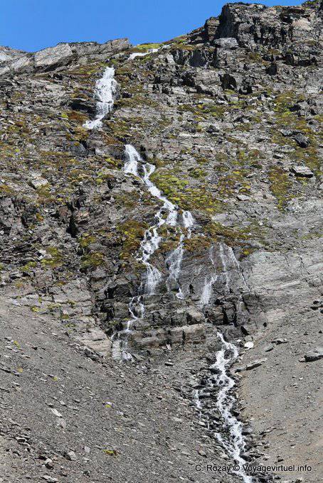 Ushuaia, cascades vers le glacier Martial - Argentine