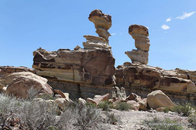 El submarino, Ischigualasto, Valle de la Luna - Argentine