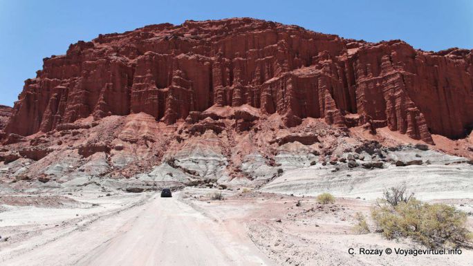 La catedral, Ischigualasto, Valle de la Luna - Argentine