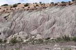 Barrancas grise, Ischigualasto, Valle de la Luna, Argentine.
