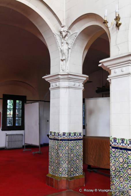 Détail architectural intérieur, Mendoza Banco Hypothecario Nacional - Argentine