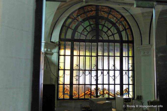 Fenêtre vue de l'intérieur, Mendoza Banco Hypothecario Nacional - Argentine