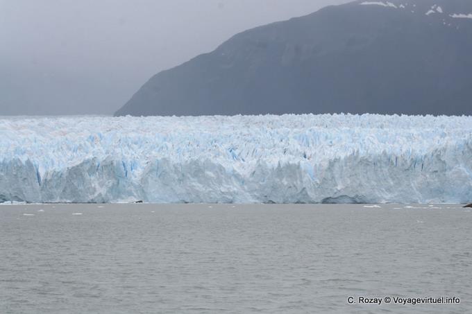 Une partie du front du glacier, glacier Perito Moreno, El Calafate - Argentine