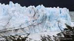 Secteur de frottement avec la péninsule de Magellan, glacier Perito Moreno, El Calafate, Argentine.