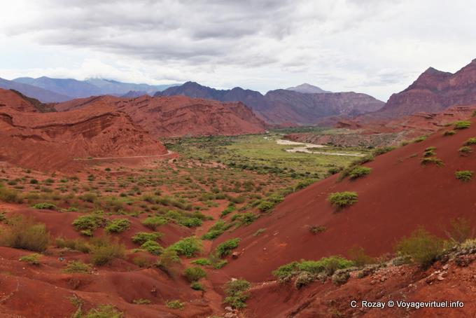 La vallée verte du rio de las conchas, Quebrada de las Conchas - Argentine