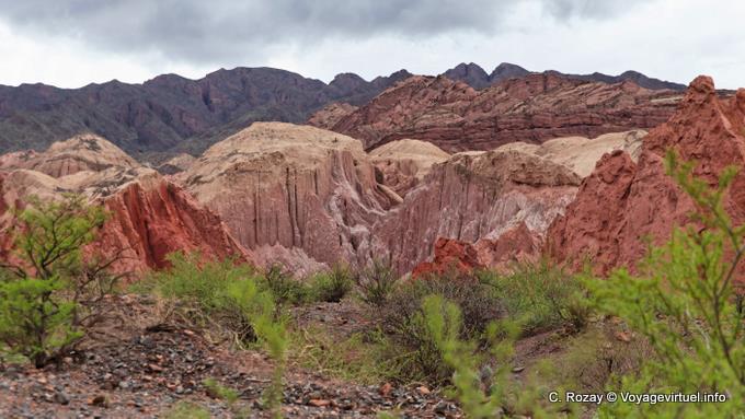 Couleurs et formes issues de la tectonique, Quebrada de las Conchas - Argentine