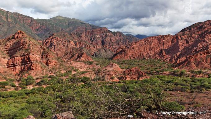 Paysage torturé, Quebrada de las Conchas - Argentine