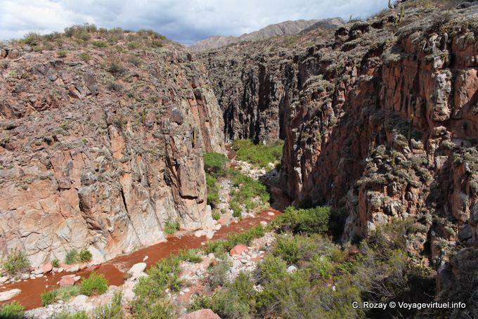 Les gorges, Cuesta Miranda, Ruta 40 entre Villa Union et Chilecito - Argentine