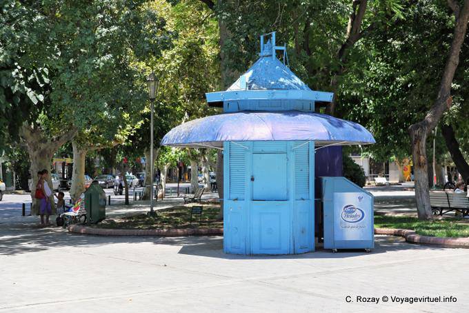 Kiosque fermé, San Juan - Argentine
