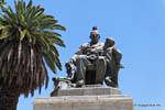 Monument à Sarmiento, Plaza 25 de Mayo, San Juan, Argentine.