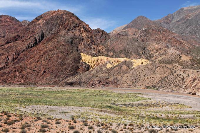 Entre Uspallata et Potrerillos, Ruta 7 - Argentine