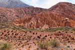 Effondrement consécutif à l'érosion, Ruta 7 de Mendoza au Chili, Argentine.