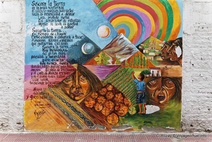 Cafayate, Susurra la Tierra Fresque - Argentine