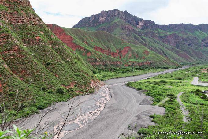 Lit de la rivière, Quebrada de Escoipe avant El Carril - Argentine