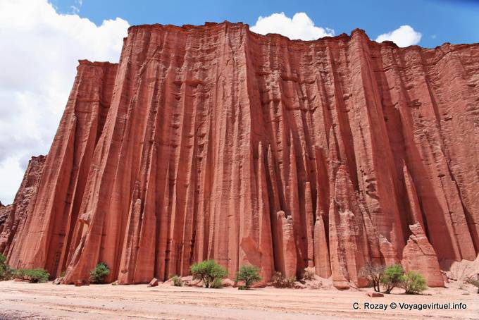 La Cathédrale, vue d'ensemble, Talampaya - Argentine