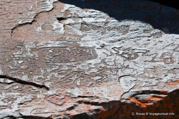 Art de la Puerta del Cañón, Talampaya - Argentine