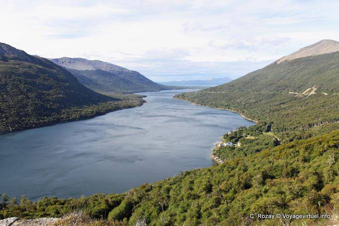 Vue depuis la Paso Garibaldi, Ushuaia Lago Escondido - Argentine