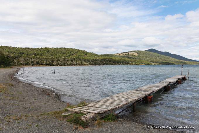 Ponton de bois, Ushuaia Lago Yehuin - Argentine