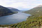 Vue depuis la Paso Garibaldi, Ushuaia Lago Escondido, Argentine.