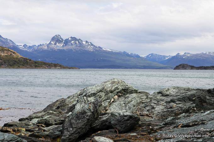 le lac Acigami nommé aussi lago Roca, Parque Nacional Tierra del Fuego, Ushuaia - Argentine