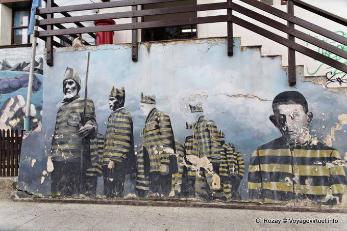 Fresque des prisonniers, Ushuaia - Argentine