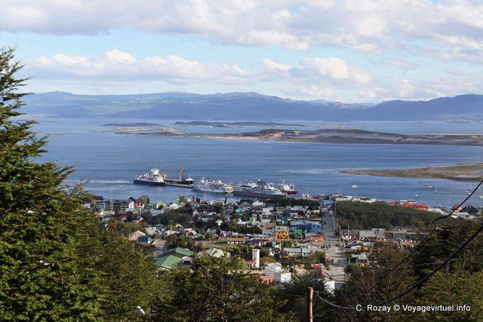 Panorama sur le port, Ushuaia - Argentine