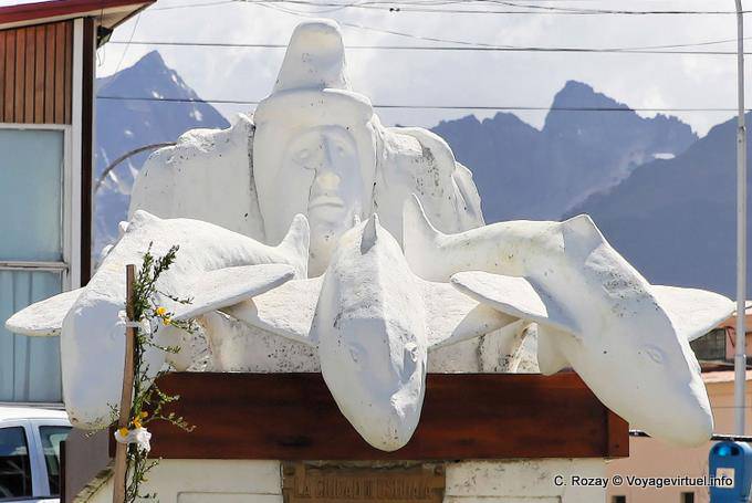Tête aux dauphins, Ushuaia - Argentine