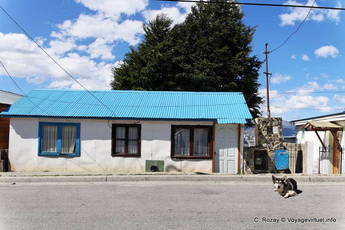 Maison en carton-pâte, Ushuaia - Argentine