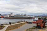 Paquebot au port, Ushuaia, Argentine.
