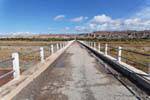 Pont sur le rio Calchaqui, Palo Pintado, vallée Calchaquies, Ruta 40, Argentine.