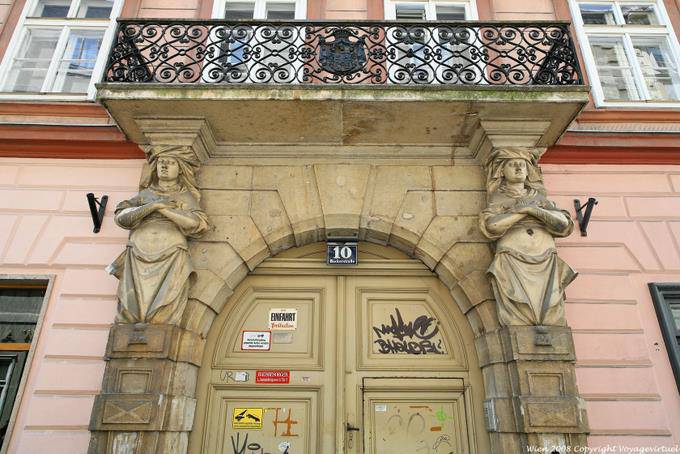 Backerstrasse, Tag au Palais - Vienne - Autriche