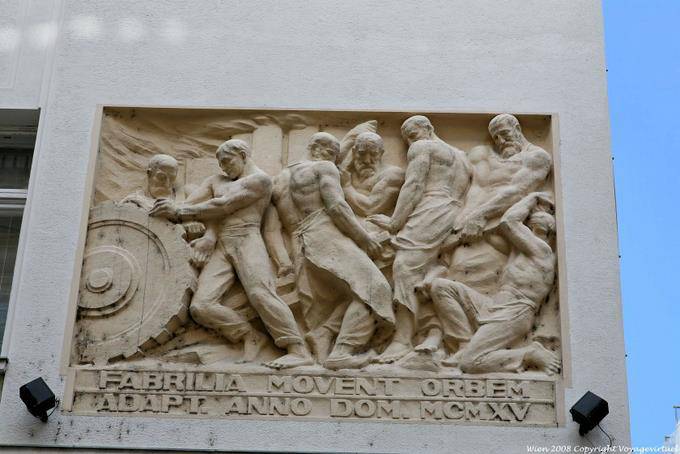 Herrengasse Fabrilia Movent Orbem - Vienne - Autriche