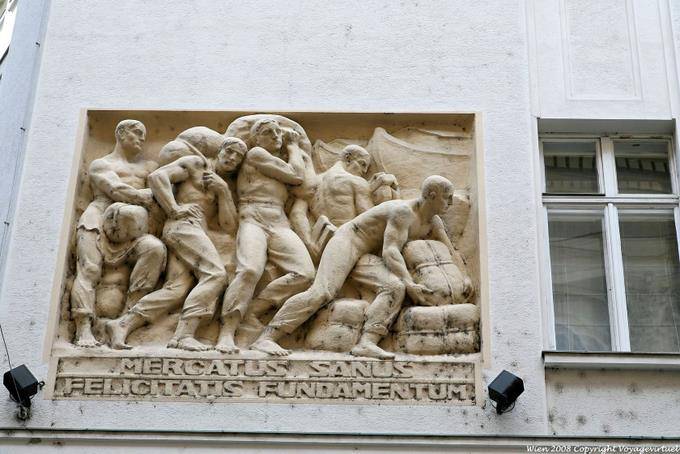 Herrengasse Mercatus Sanus Felicitatis Fundamentum - Vienne - Autriche