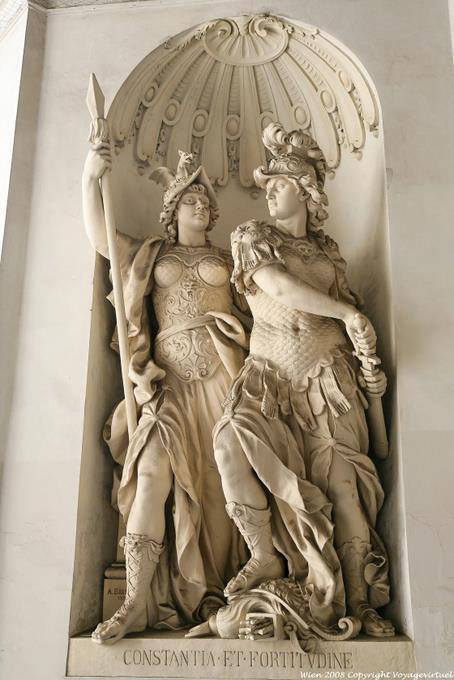 Hofburg, Constantia et Fortitudine - Vienne - Autriche