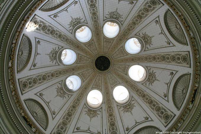 Hofburg, Spanische Reitschule, dôme vue Intérieure - Vienne - Autriche