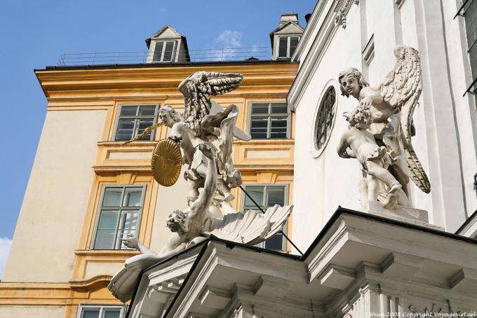 Michaelerkirche, ttatuaire religieux - Vienne - Autriche