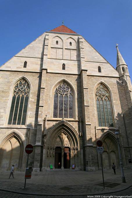 Minoritenkirche, façade principale - Vienne - Autriche