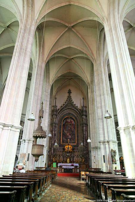Minoritenkirche, nef principale - Vienne - Autriche