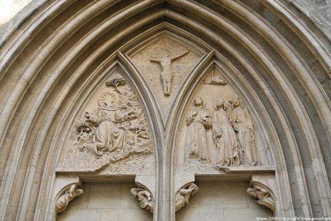 Minoritenkirche, Portal French Pattern - Vienne - Autriche
