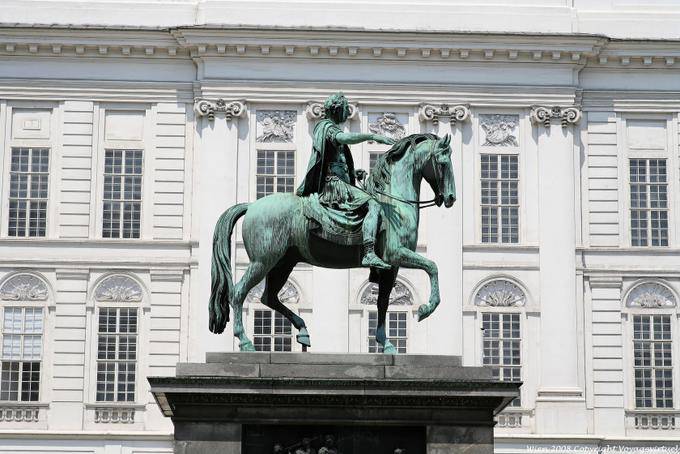 National Bibliothek, Reiterstatue Von Kaiser Joseph II - Vienne - Autriche
